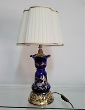 Lampada vetro blu usato  San Nicandro Garganico