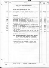 1962 2pg Dealer Price List of Case Danuser G16 Tractor Blade CH48 Scoop U72C for sale  Shipping to South Africa