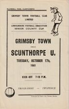 Grimsby town scunthorpe for sale  STROUD