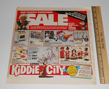 1987 Lionel Kiddie City Circular Ad Toys Nintendo Alf My Buddy Kenner MÁSCARA segunda mano  Embacar hacia Argentina