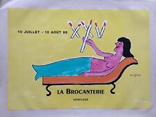 Affiche originale brocanterie d'occasion  Saint-Germain-en-Laye