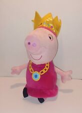 Juguete de peluche vintage de animales de peluche parlantes Peppa Pig princesa 13" 2003 segunda mano  Embacar hacia Argentina