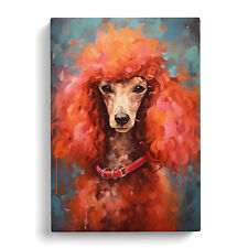 Poodle gestural canvas for sale  UK