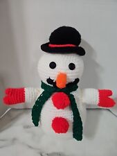 Hand crochet snowman. for sale  Wellston