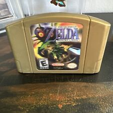 GOLD Legend of Zelda Majora's Mask Nintendo 64 autêntico holográfico não testado comprar usado  Enviando para Brazil