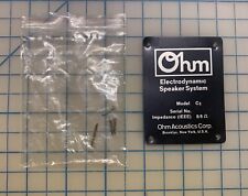 Vintage ohm speaker for sale  Ann Arbor