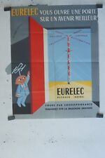 Eurelec advertising poster d'occasion  Expédié en Belgium