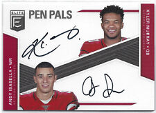 KYLER MURRAY 2019 ROOKIE AUTO Elite Pen Pals Andy Isabella Black Ink RC #PPD-AZ for sale  Shipping to South Africa