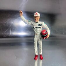 Boneco Michael Schumacher escala 1/18 para Hotwheels F1 MB produto com acabamento branco comprar usado  Enviando para Brazil