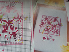 CROSS STITCH CHART OCTOBER NERINE FLOWER   MOTIF CHART ONLY FLORAL SEASONAL for sale  Shipping to South Africa