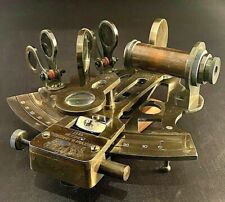 Used, Vintage Maritime Brass Nautical Sextant Leather Case Kelvin Hughes London 1917 for sale  Shipping to South Africa