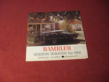 1962 AMC American Motors Rambler Station Wagon folheto de vendas catálogo comprar usado  Enviando para Brazil