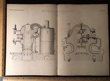 Rare Antique Orig Berry Punching Shearing Drill Machine Illustration Art Print for sale  Shipping to South Africa