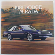 1981 dodge mirada for sale  USA