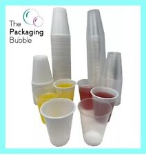 Plastic cups clear for sale  UK