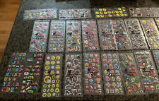 Lot of Epoxy Kids Stickers Teacher Rewards Prize Box 25 Full 8 Partial Sheets for sale  Shipping to South Africa