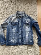 guess mens jacket large jeans for sale  BEDFORD