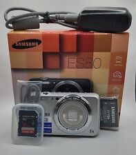 Cámara inteligente Samsung ES80 12 MP cámara digital plateada probada y funcionando, usado segunda mano  Embacar hacia Argentina