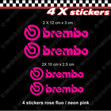 Stickers brembo rose d'occasion  Nantes-