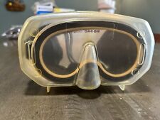 Vintage Dacor Tempered Lens Scuba Diving Goggles Mask Stainless 18-8 Tenue for sale  Shipping to South Africa