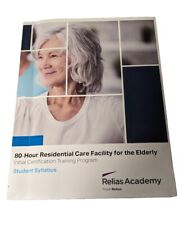 Instalação de cuidados residenciais 80 horas 4 the Elderly Student Syllabus RELIAS Academy comprar usado  Enviando para Brazil