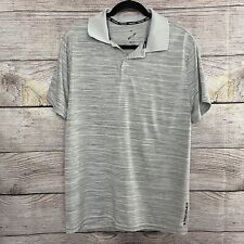 CABEÇA Camisa Mens Tamanho Grande Cinza Heathered Short Sleeve Polo comprar usado  Enviando para Brazil
