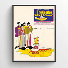 Cartaz filme submarino amarelo dos Beatles filme impressão imagem A3 A4 A2 música comprar usado  Enviando para Brazil