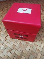 DEAL OR NO DEAL BOX empty cardboard proposal engagement ring box surprise gift , used for sale  WESTON-SUPER-MARE