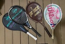 4 raquetas de tenis UNLOP, PRINCE CLASSIC II, WILSON (usadas) segunda mano  Embacar hacia Mexico