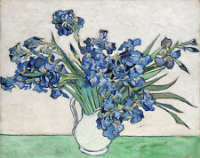 Vase irises vincent for sale  Amesbury