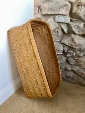 COUNTRY HOUSE SALE Large Vintage Wicker Basket Logs Toys Rustic #cottagecore for sale  Shipping to South Africa