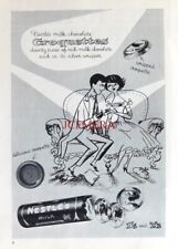 Chocolates de leite Nestlé's CROQUETTES VERT 1958 vintage impressão original 673/21 comprar usado  Enviando para Brazil