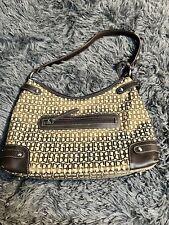 giani bernini shoulder bag purse handbag Leather Trim for sale  Shipping to South Africa