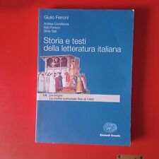 storia testi letteratura italiana ferroni usato  Chieti