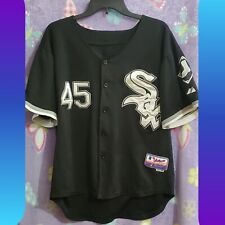 Used, 🔥Chicago White Sox Michael Jordan #45 Black Majestic Baseball Jersey Mens Sz 48 for sale  Elizabethport