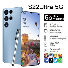 S22 Ultra 5G 6.7"6800mAh HD Smart Phone Face ID Android10 4GB+64GB+128GB TF Card, käytetty myynnissä  Leverans till Finland