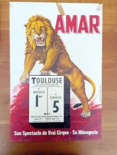 Affiche cirque amar d'occasion  Champdeniers-Saint-Denis