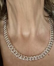 silver cuban sterling chain for sale  Lake City