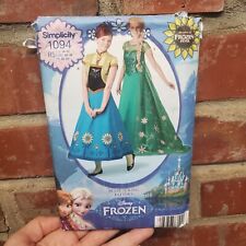 Fantasia Simplicity 1094 Adulto Padrão de Costura Frozen Elsa & Anna NÃO USADA tamanho 6-22 comprar usado  Enviando para Brazil