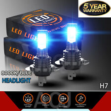 2x Kit de faróis de LED H7 super brilhantes lâmpadas de feixe alto baixo 3600000LM 8000K azul, usado comprar usado  Enviando para Brazil