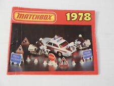 Catalogue matchbox 1978 d'occasion  Saint-Cyr-sur-Mer