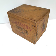 Vintage Ceylon Tea Wooden Chest. Advertising Collectible. 8” X 7”x 7", used for sale  Shipping to South Africa