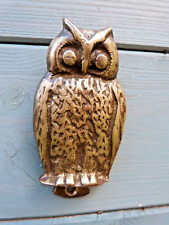 Antique brass owl for sale  WIGSTON