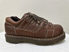 Sapatos plataforma trator DR. MARTENS DOC couro marrom 8B68 tamanho EUA 11 Reino Unido 10 UE 45 comprar usado  Enviando para Brazil