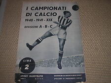 Campionati calcio 1940 usato  Torino