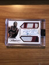 2013 Panini Flawless Dwayne Wade Game Worn Patch Auto 5/15 -Leia a descrição, usado comprar usado  Enviando para Brazil