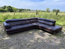 Used, DFS leather corner sofa used for sale  KING'S LYNN