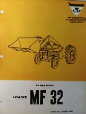 Used, Massey Ferguson Tractor MF 32 Front End Bucket Loader Parts Catalog Manual for sale  Chewelah