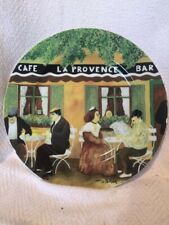 Guy Buffet Coleção Arte Cena Francesa Café La Provence Placa de Porcelana 11 polegadas comprar usado  Enviando para Brazil