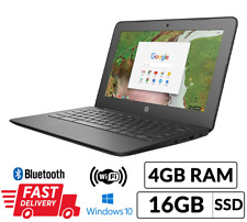 Pantalla barata HP Chromebook de 11,6" con cámara web incorporada 4 GB RAM 16 GB HD Chrome OS segunda mano  Embacar hacia Argentina